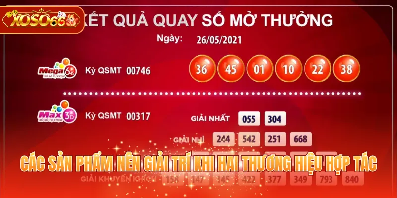 XOSO66 Hợp Tác Vietlott – Các sản phẩm nên giải trí khi hai thương hiệu hợp tác