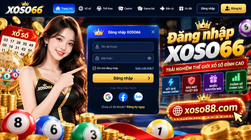 Đăng nhập XOSO66