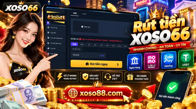 Rút tiền XOSO66